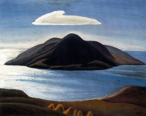 Lawren harris' Pic Island painting