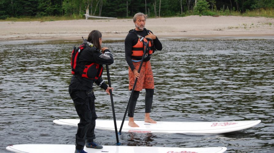 stand up paddleboard instruction