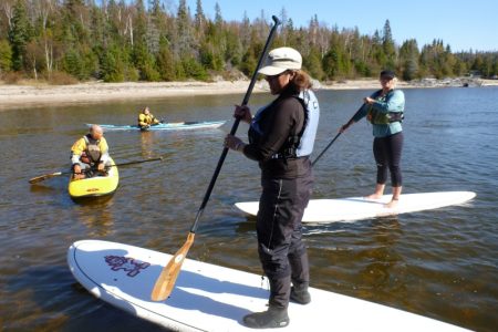 Stand Up Paddleboard lesson at Naturally Superior Adventures