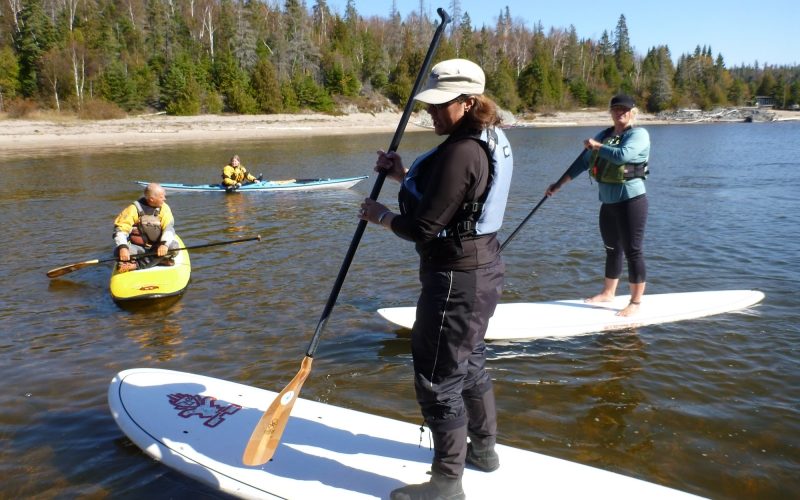 Stand Up Paddleboard lesson at Naturally Superior Adventures
