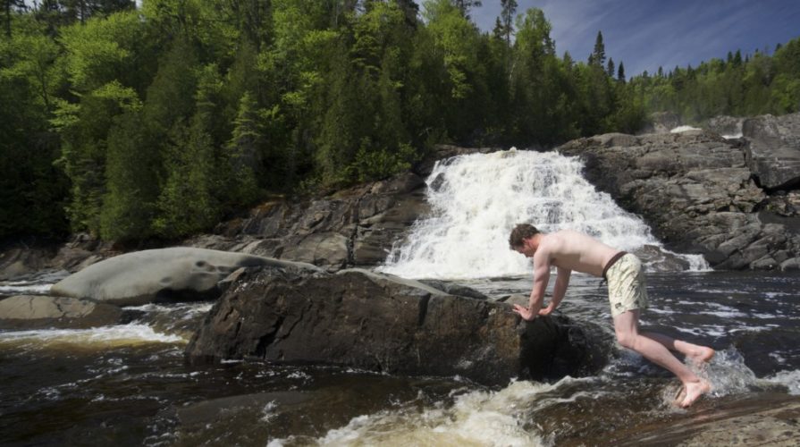 swim at Denison falls