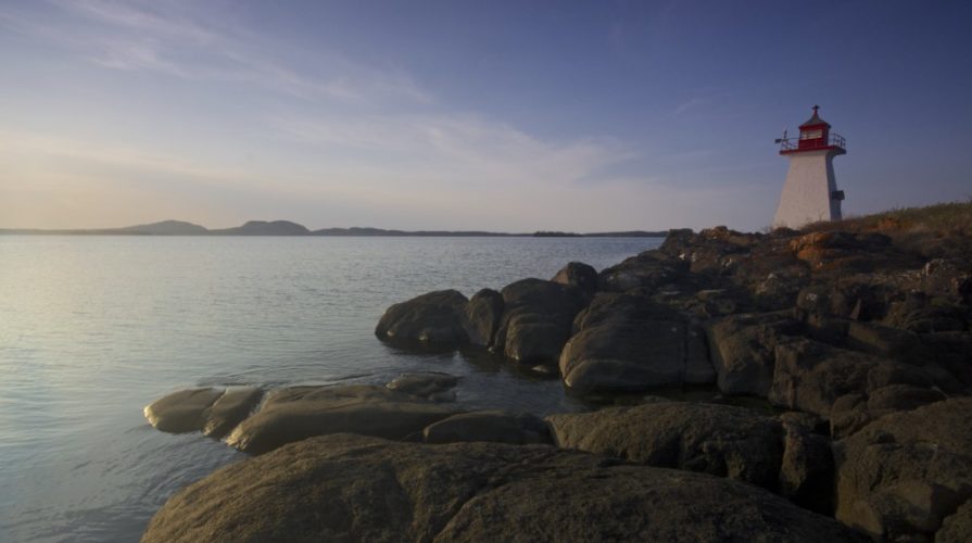 lighthouse on lake superior