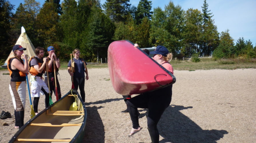 canoe instruction