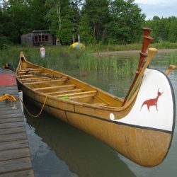 Empty Voyageur Canoe