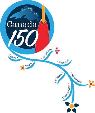 Lake Superior Voyageur Canoe Brigades Logo