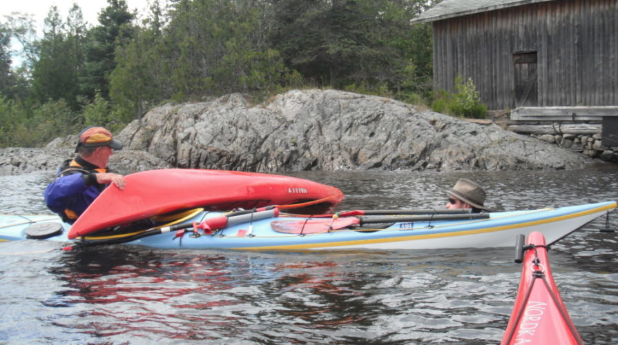 T-rescue sea kayak lesson at naturally superior adventures