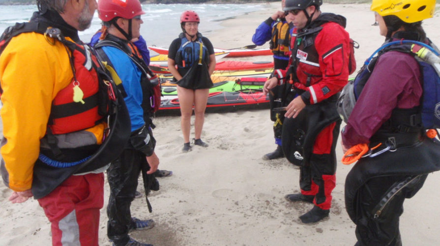 sea kayak instruction