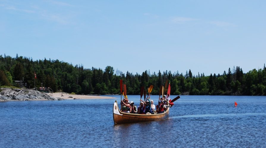 voyageur canoe